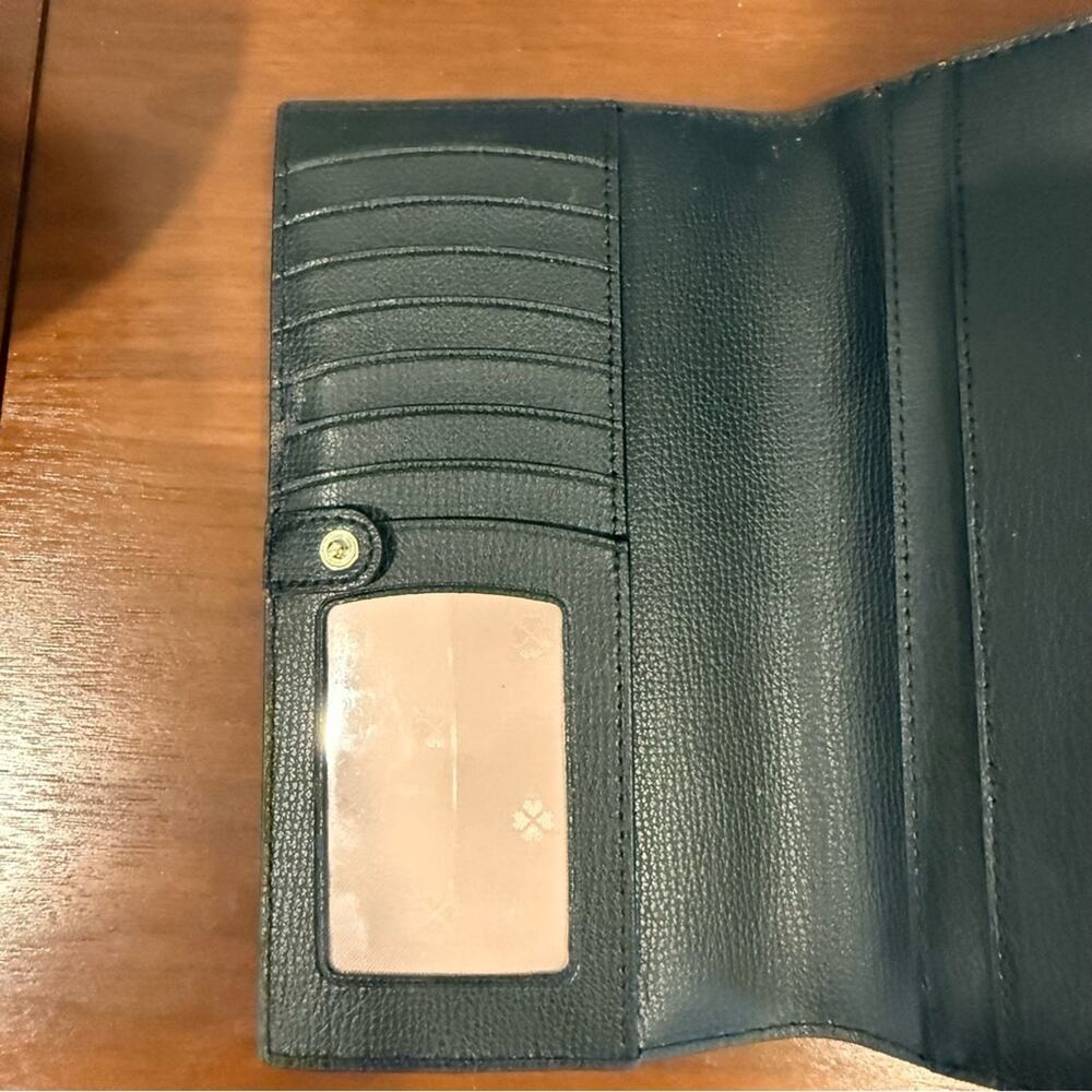 Kate Spade Black Bifold Continental Wallet Wristlet - Picture 6 of 8